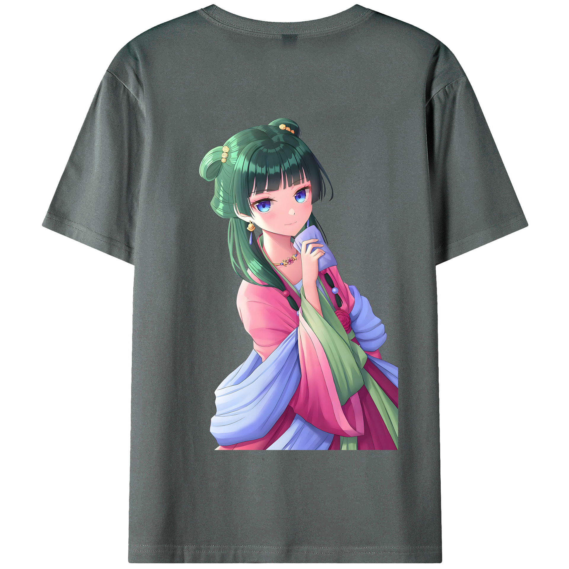 （画像用） 薬屋のひとりごと The Apothecary Diaries 綿100％半袖Tシャツ（背面プリント）